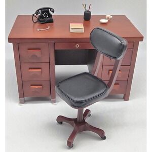 Robert Tonner-Brenda Starr "Reporters Desk & Chair"(As Shown)